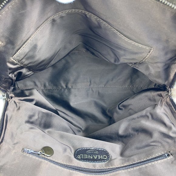 CHANEL Handbag tote CC suede brown - Picture 7 of 14